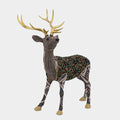 Spirit Standing Patchwork Deer in Floral Fawn