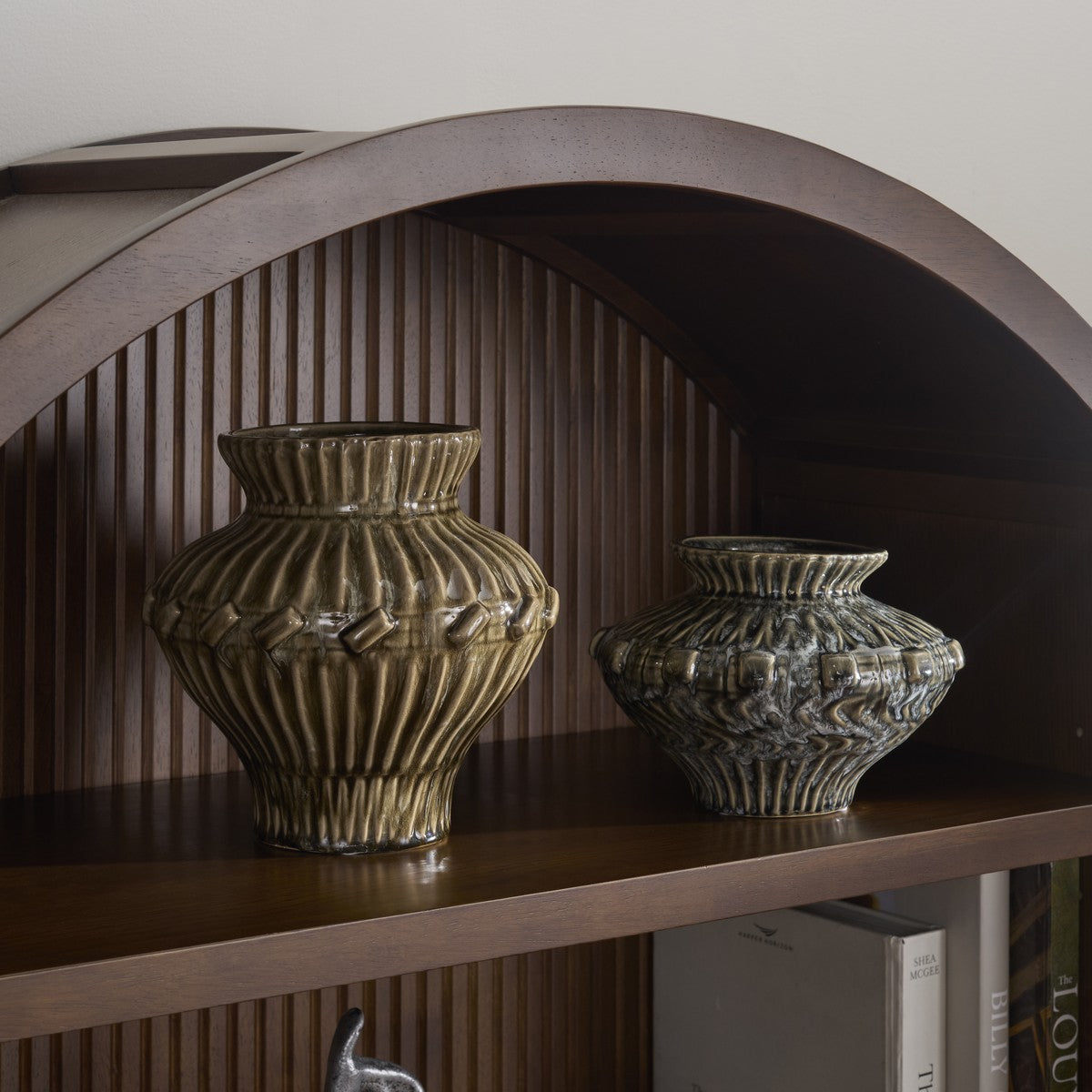 Ria Reactive Ceramic Vase Set
