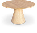 Lariana 52" White Oak Wood Dining Table