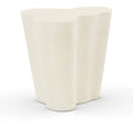 Marlena Cream Concrete And Fiberglass Indoor / Outdoor End Table
