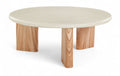 Bandol Cream / Natural Concrete And Fiberglass Indoor / Outdoor Coffee Table