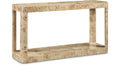 Pisa Natural Solid Wood And Burl Veneer Console Table - ST