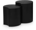 Eastley Black Iron 2pc. Modular Nesting End / Side Table - 2C