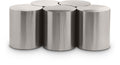 Eastley Silver Iron 5pc. Modular Nesting Coffee Table - 5D