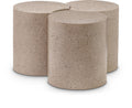 Eastley Taupe Iron 3pc. Modular Nesting Coffee Table - 3D