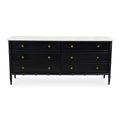 Eleanor 6 Drawer Dresser Black