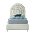 Philomena Velvet Upholstered Twin Bed