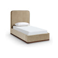 Piedmont / Velvet Upholstered Twin Bed