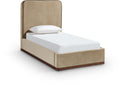 Piedmont / Velvet Upholstered Twin Bed