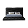 Pordenone Velvet Upholstered King Bed (3 Boxes)