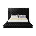 Pordenone Velvet Upholstered Queen Bed (3 Boxes)