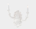 Roche Plaster Double Arm Sconce
