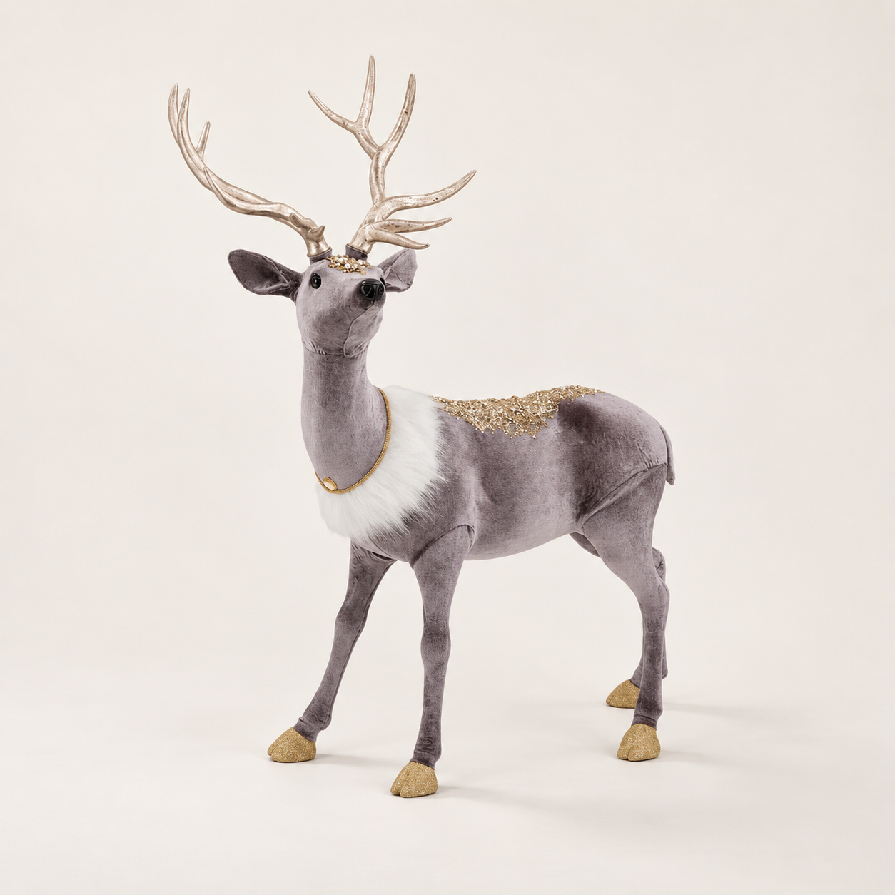Spirit Standing Deer in Wisteria Velvet