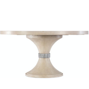 Nouveau Chic Round Pedestal Dining Table
