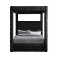 Renee Velvet Upholstered Queen Bed (4 Boxes)