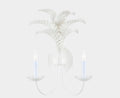 Royal Palm Sconce - White