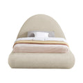 Rhea Teddy Fabric Upholstered Twin Bed