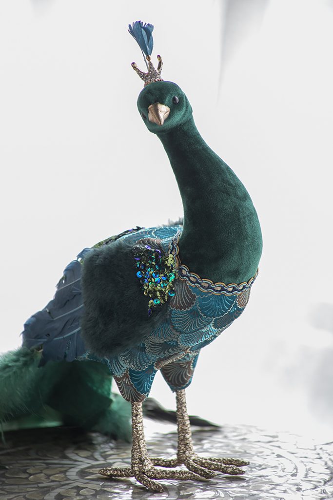 Harvest Peacock Large – Elegant Royal Holiday Décor