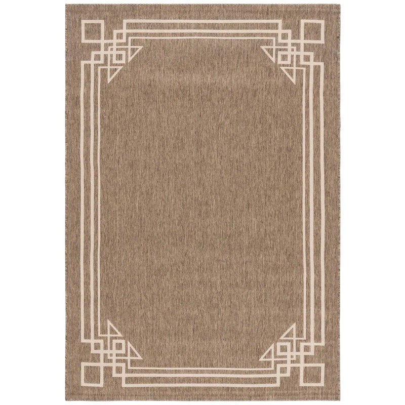 Courtyard Collection Rug in Tan