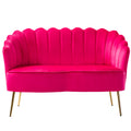 Donata Loveseat in Fushia