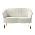 Donata Loveseat in Ivory