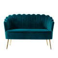 Donata Loveseat in Teal