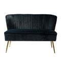 Monica Loveseat in Black