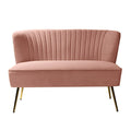 Monica Loveseat in Pink