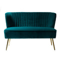 Monica Loveseat in Teal