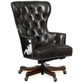 Katherine Executive Swivel Tilt Chair–Leather & Hair-on-Hide