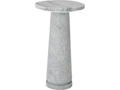 Valentia White Marble End Table