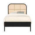 Ruthie Ash Wood And Natural Cane Twin Bed (3 Boxes)