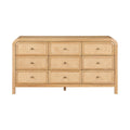 Ruthie Natural Ash Wood And Natural Cane Dresser