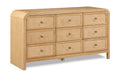 Ruthie Natural Ash Wood And Natural Cane Dresser