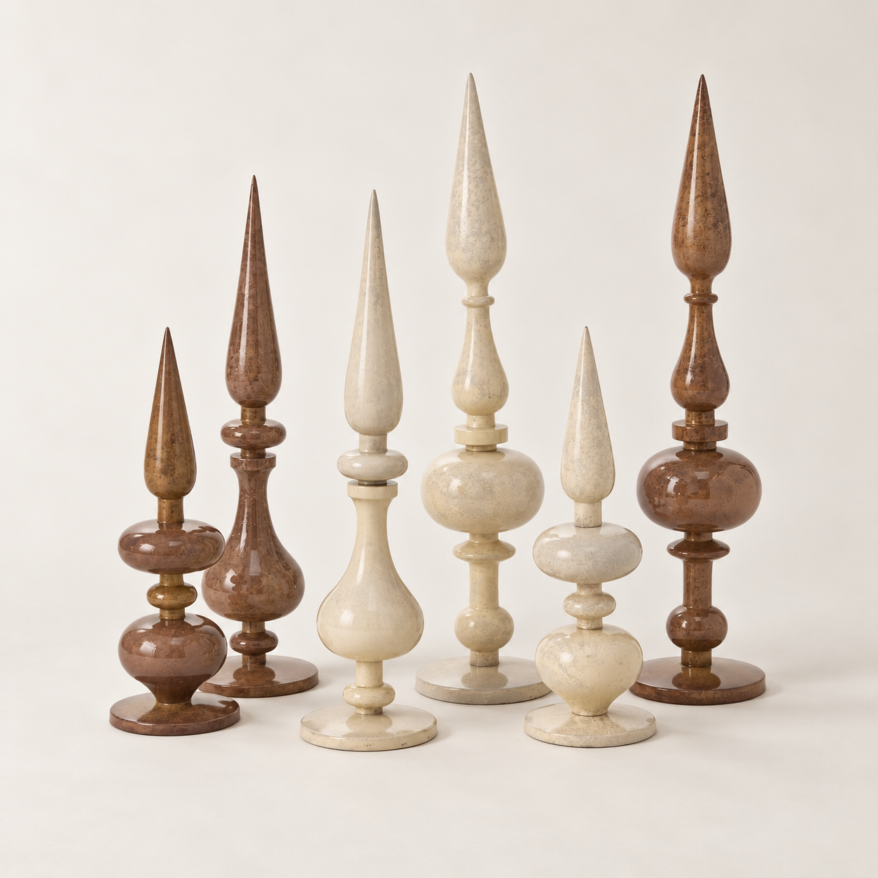 Nottingham Finial Set of 3