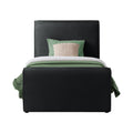 Sandrine Velvet Upholstered Twin Bed (3 Boxes)