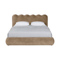 Sylvain Velvet Upholstered Queen Bed