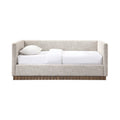 Tamsin Linen Textured Fabric Upholstered Twin Daybed