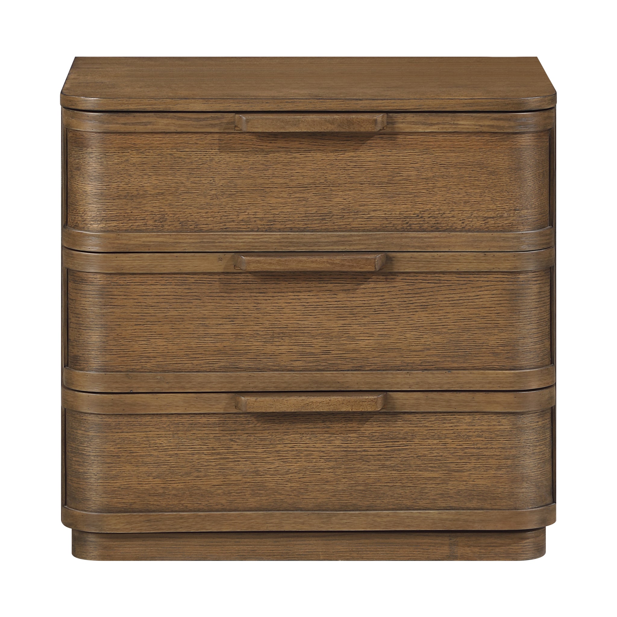 Tatiana 26" Oak Veneer And Solid Wood Nightstand