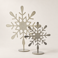 Moonlit Snowflake Stand Set