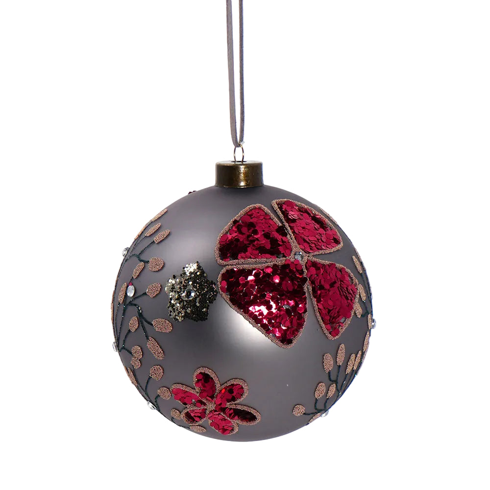 Set of 12 Hand-Painted Ornament