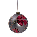 Set of 12 Hand-Painted Ornament