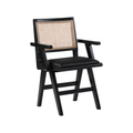 Abbeville Vegan Leather Upholstered Dining Arm Chair