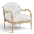 Gwyneth Cream Performance Fabric Upholstered Accent Chair