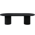 Bianca 90" / 106.5" / 123" Oak Wood Dining Table