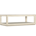 Cascade Rectangle Cocktail Table - Lacquered Burlap Finish