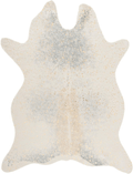 Faux Cowhide Rug – Grey/Beige, Pet & Child Friendly