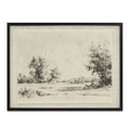 Briar Framed Print On Linen