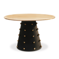 Pinerolo 48" Black Iron Dining Table