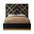 Umberto Velvet Upholstered King Bed